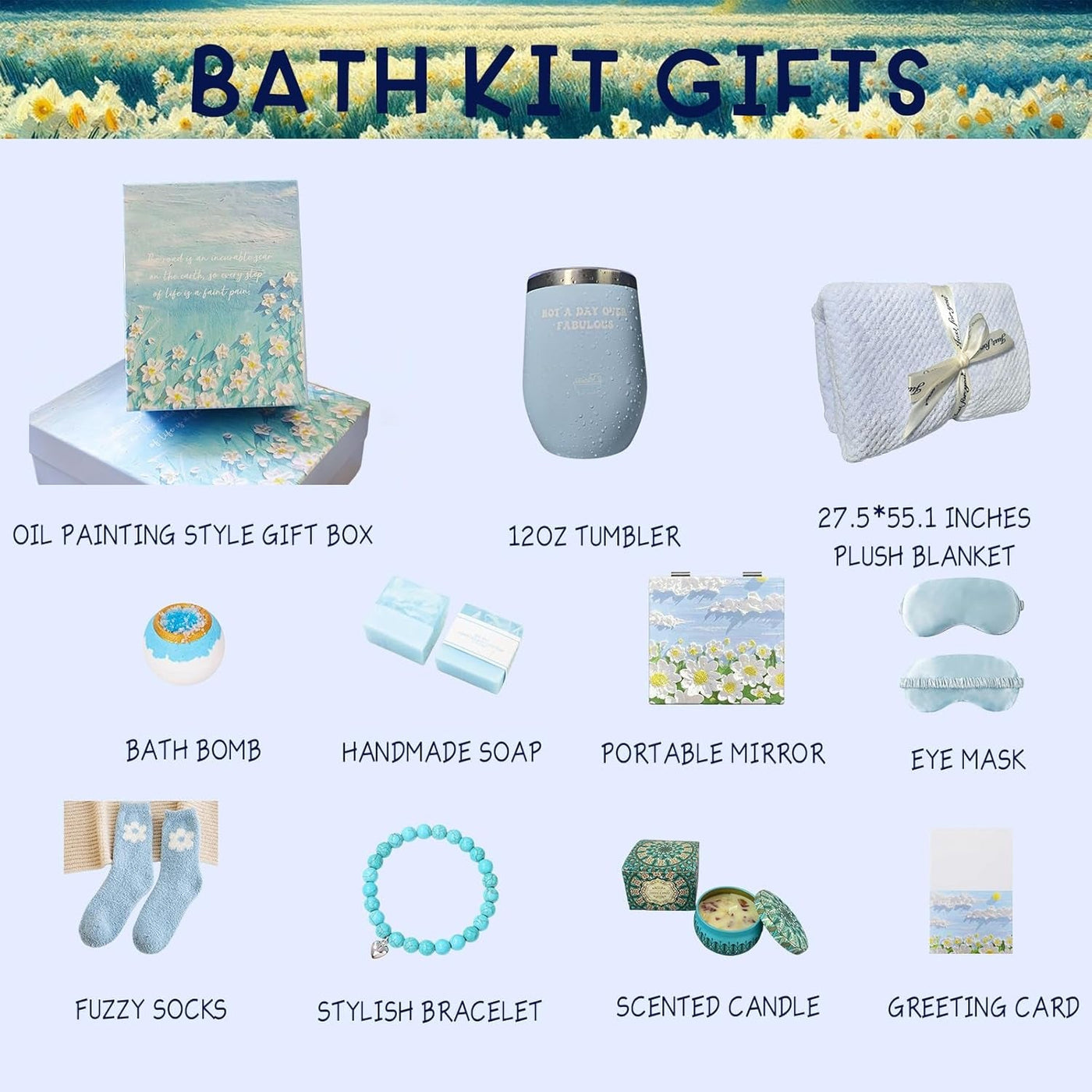 Ocean Serenity Deluxe Bath Gift Set