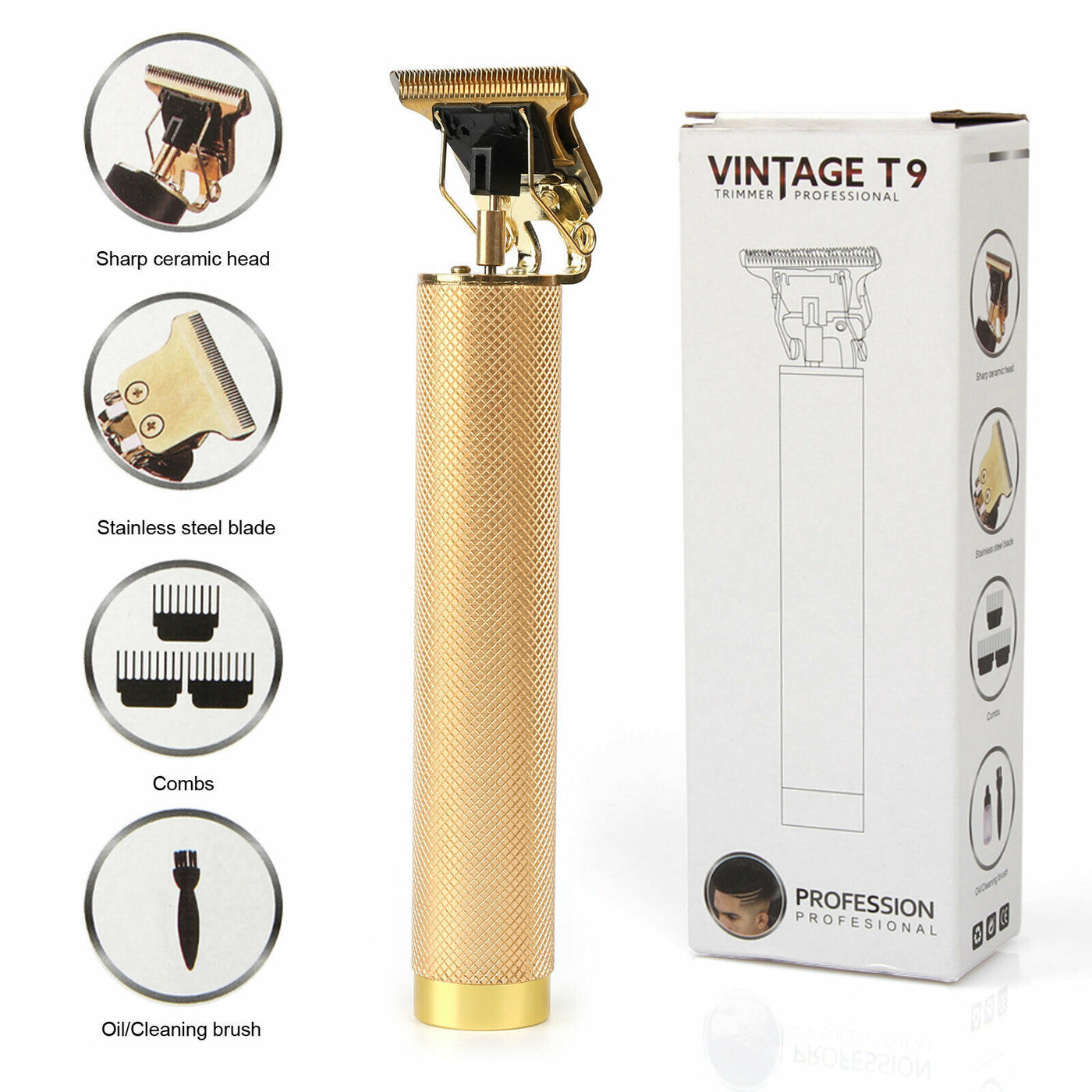 Electric Hair Clippers Rechargeable Shaver Beard Trimmer Professional Barber Hair Cut