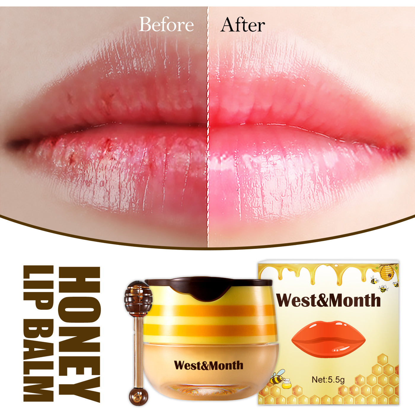 Hydrating Lip Brush & Propolis Sleeping Mask