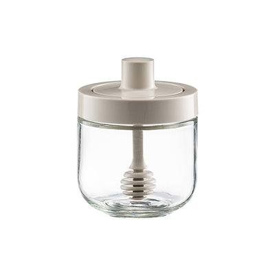 Kitchen Glass Seasoning Jar: lid and spoon included