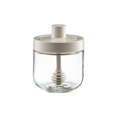 Kitchen Glass Seasoning Jar: lid and spoon included