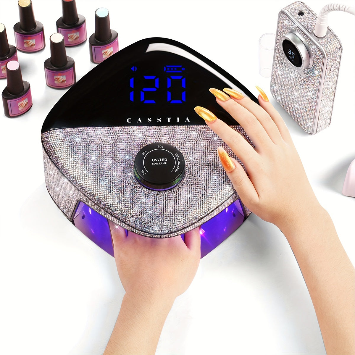 Rechargeable Cordless UV LED Nail Lamp