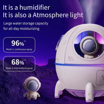 Space Capsule Air Humidifier & USB Diffuser