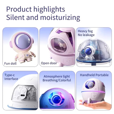 Space Capsule Air Humidifier & USB Diffuser