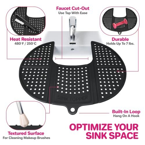 Foldable Make-up Sink Cover Silicone